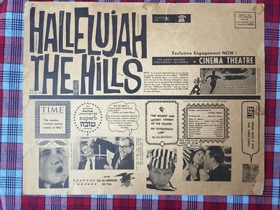 Hallelujah the Hills with Scorpio Rising- Promotional Broadsheet -Adolfas Mekas 