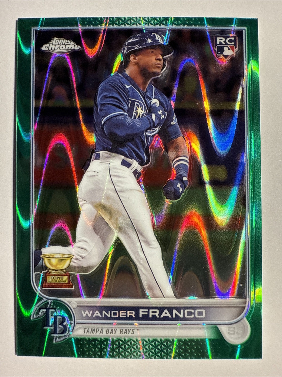 Wander Franco RC 2022 Topps Chrome Sonic 35 1st RC Green RayWave Refractor  #/99