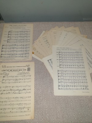 18x When The Son Of Man Shall Come (Matthew Locke) - Noten + 2x Lieder 
