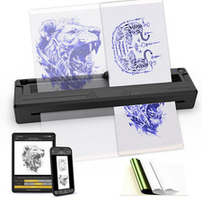 M8 Wireless Tattoo Stencil Printer, Portable Bluetooth Thermal Tattoo Printer...