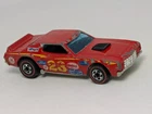 Vintage 1974 Hot Wheels Redline Red Ford Torino Stocker Hong Kong