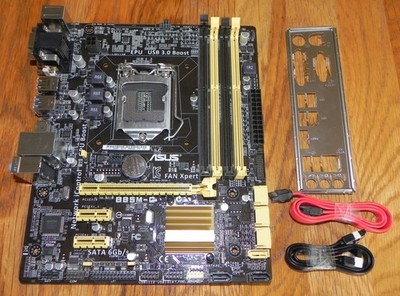 Asus B85M-G Motherboard LGA 1150 DDR3 DIMM Micro ATX Intel B85 USB3.0 Mainboard