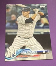 Topps 2018 Series 1 Chase Headley #317 New York Yankees Baseball Card