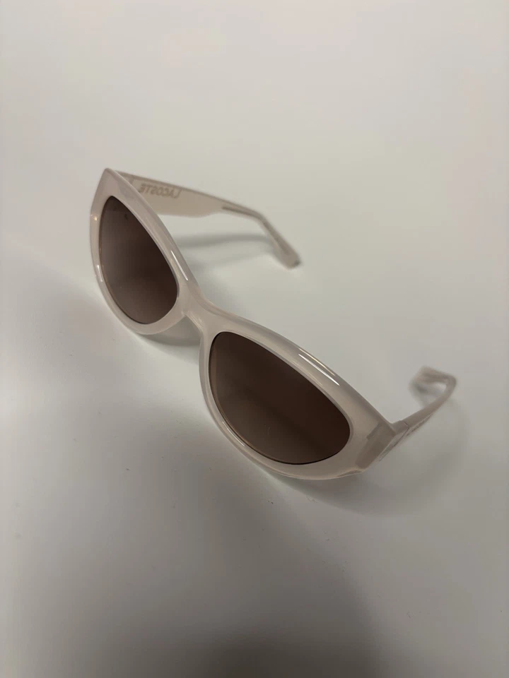 Gafas de sol Lacoste transparentes/rosas para mujer NUEVAS AUTÉNTICAS Foto 2 de 4