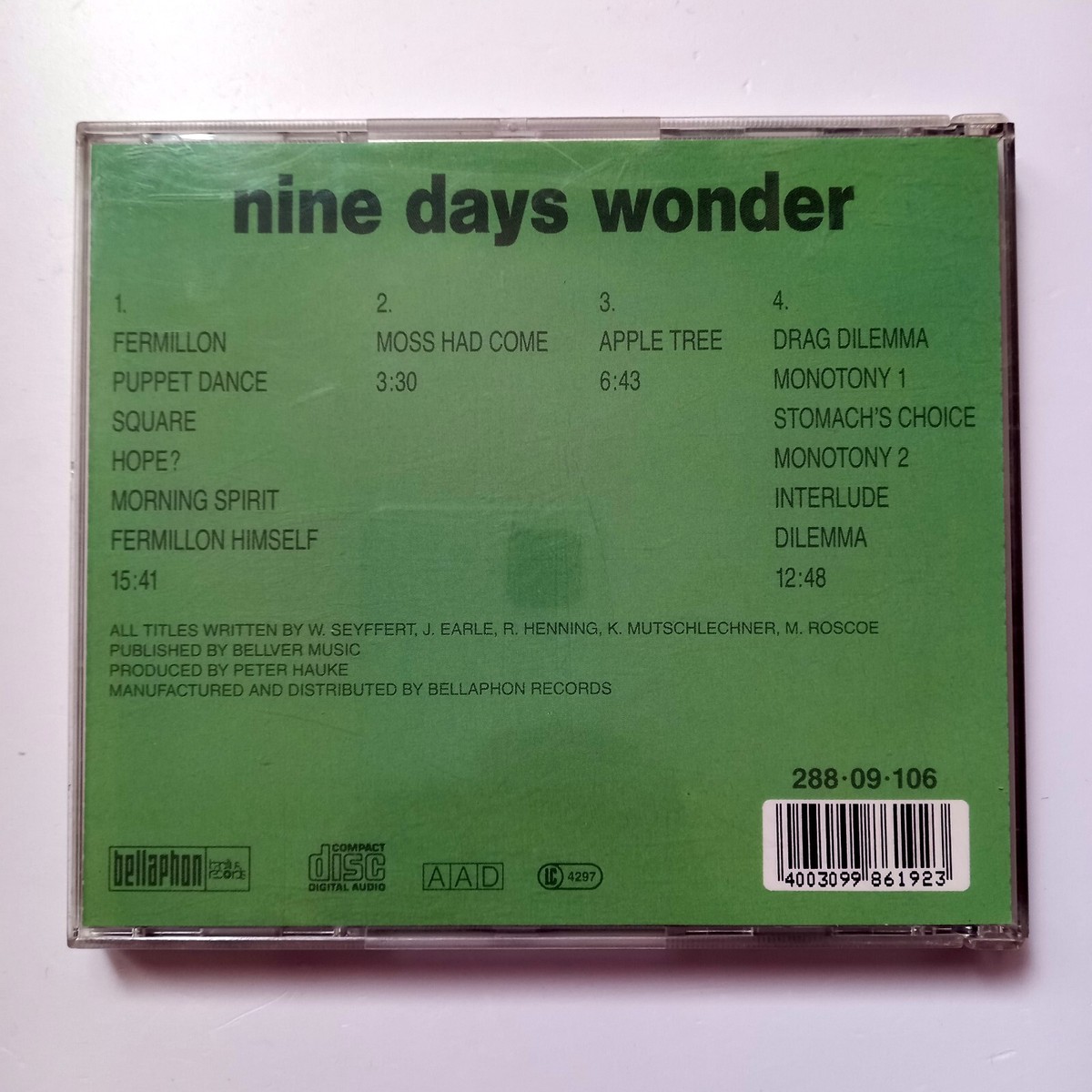 NINE DAYS WONDER ナインディズワンダー CD 5枚セット オマケ NINE DAYS WONDER – NINE DAYS WONDER - CD REISSUE MADE IN