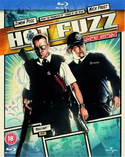 Hot Fuzz - Reel Heroes Limited Edition Slipcover (Blu-ray, 2007) 18