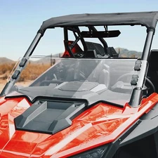 Shock Resistant UTV Half Windshield for Polaris RZR PRO XP /4 RZR Turbo R 20-24
