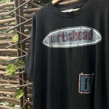 Portishead band 90s Remake Black Short sleeve 2 sided T shirt NH20103