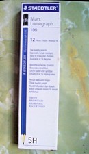 12 Staedtler Mars Lumograph 100 Pencils 4H 5H 6H