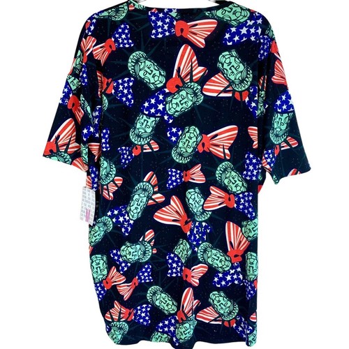 LuLaRoe Lady Freiheitsstatue Americana Irma Tunika High Low Top Paket Posten Neu - Bild 14 von 14