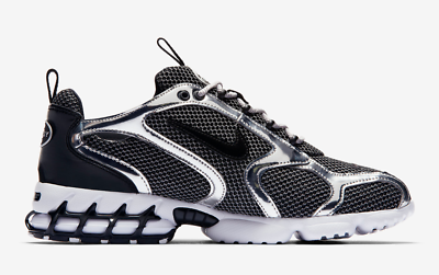 STUSSY CU1854-001 スニーカー ブラック/シルバー Nike x Stussy Air Zoom Spiridon Caged 2 'Pure Platinum' CU1854-001