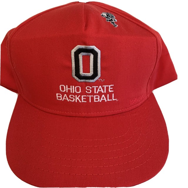 Ohio State Basketball Buckeyes Snapback Hat Ball Cap Red Columbus Ohio