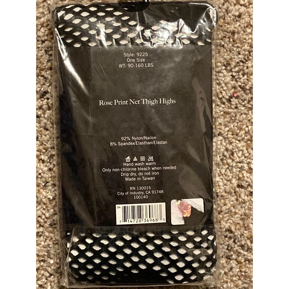 Medias Medias Muslo Alto Medias Halloween Juegos con disfraces ROSA GÓTICA Estado: NUEVO Foto 3 de 3