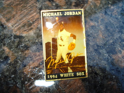 1994 Michael Jordan Baseball Pin 1 inch x 1-1/4 inch | eBay