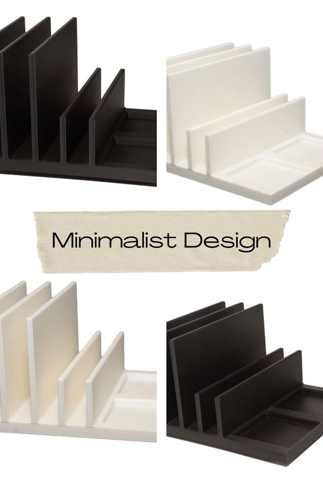 Vertical Laptop Holder and Dock - Space Saving Desk Organizer - Image 2 of 4