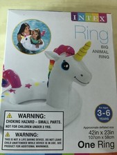 Intex Inflatable Animal Ring Pool Float Swimming Tube Unicorn Kids Summer Toys
