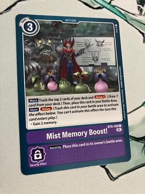 Mist Memory Boost! BT8-108 C Digimon CCG | New Awakening Near Mint English