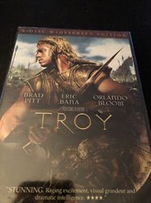 Troy DVD, 2005, 2-Disc Set, Widescreen Brad Pitt Orlando Bloom Factory Sealed