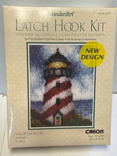 Wonder Art Sailor  s Beacon Lighthouse Latch Hook Rug Kit 4107 size 15"x20"