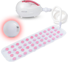 Heated Bubble Bath Mat Portable Spa with Adjustable Bubble Intensity, Waterpro