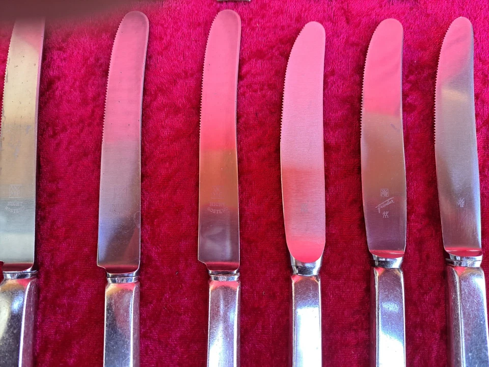 schönes, altes Besteck , WMF 2500 Bauhaus 90 , 12 Personen - Bild 4 von 4