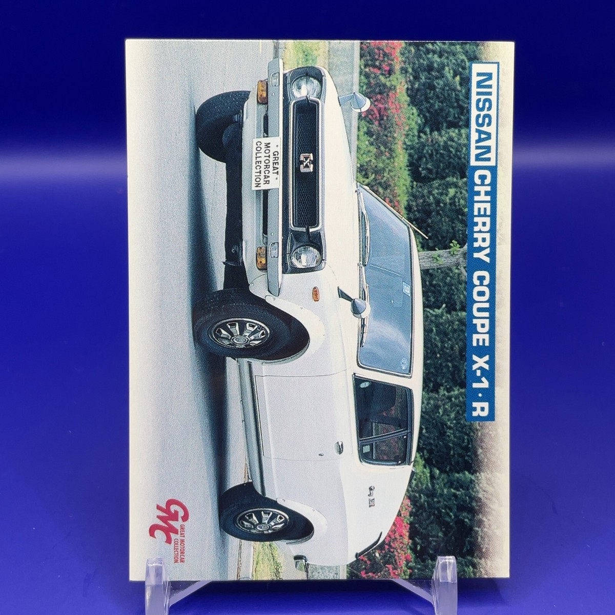 Nissan Cherry Coupe X-1 R No.073 Motor classic Car Card