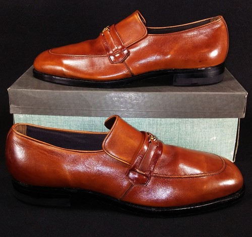 VTG Hy-Test Tan Leather Mens 11B Safety 