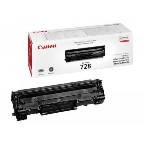 Canon 728 Cartuccia Toner Nero Per Serie Mf44xx/ Mf45xx/ L150/ L170 2.100 Pagine - Foto 1 di 1