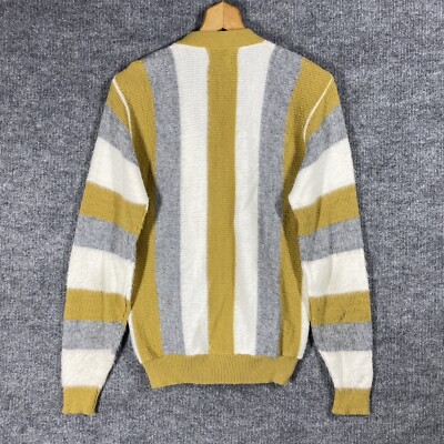 トップス 50s 60s virgin orlon acrylic cardigan Vintage 60s 100% Virgin Orlon Acrylic Zip Cardigan Sweater