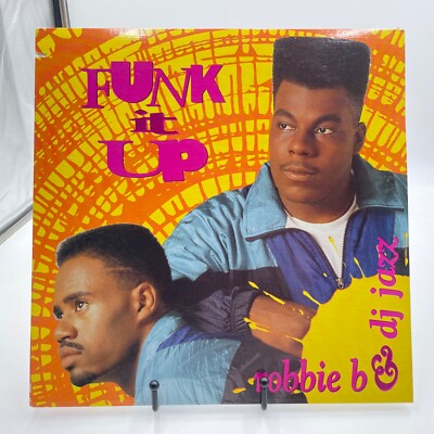 Robbie B & DJ Jazz   Funk It Up - Promo 12'' Single - Ruffhouse Records 1990 ExCo