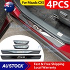 For Mazda CX-5 2025 Car Accessories Door Sill Protector Scuff Guard Sticker Trim