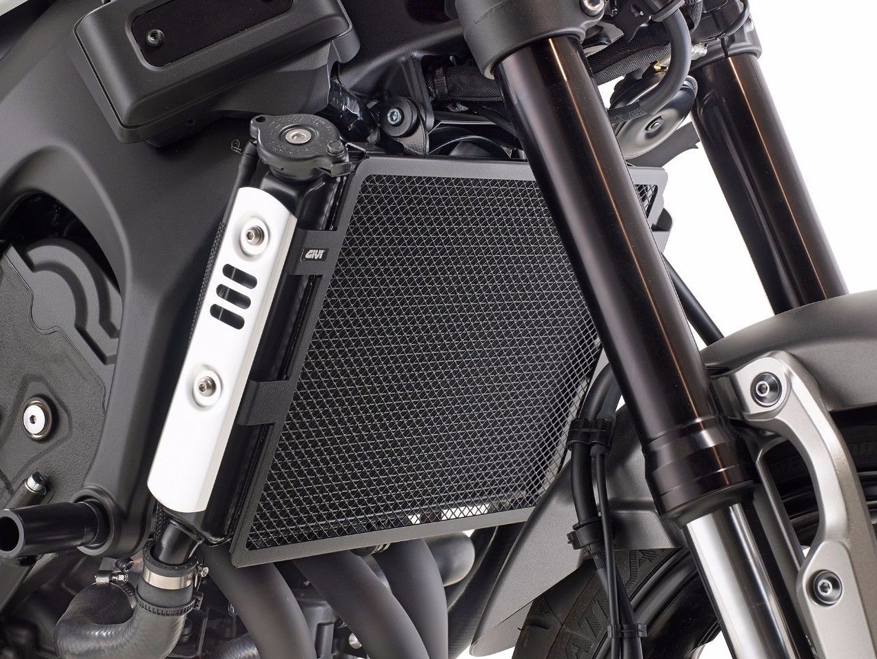 YAMAHA XSR900 Givi PR2128 RADIATOR PROTECTOR stainless steel BLACK in stock XSR