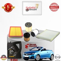Inspektionskit Filter + ÖL Opel Tigra 1.3 Cdti 51KW 69CV Von 2007->