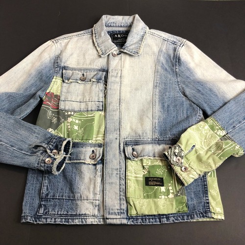 AKOO Jean Jacket Mens Medium 