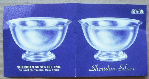 Vintage Reproduction Paul Revere 8" Bowl NEW Fine Silverplate Sheridan Silver - Picture 6 of 9