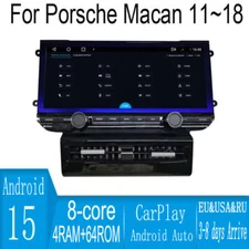 12.3"Android Navigation Car Gps Stereo Radio Carplay For Porsche Macan 2011-2018