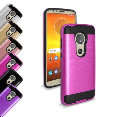 For Motorola Moto E5 Plus/ XT1924 Slim Hybrid Armor Dual Layer Cover Case
