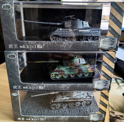 Königstiger Budapest 1944, King Tiger in OVP 1:72 aus Metall sehr fein in OVP - Bild 9 von 9