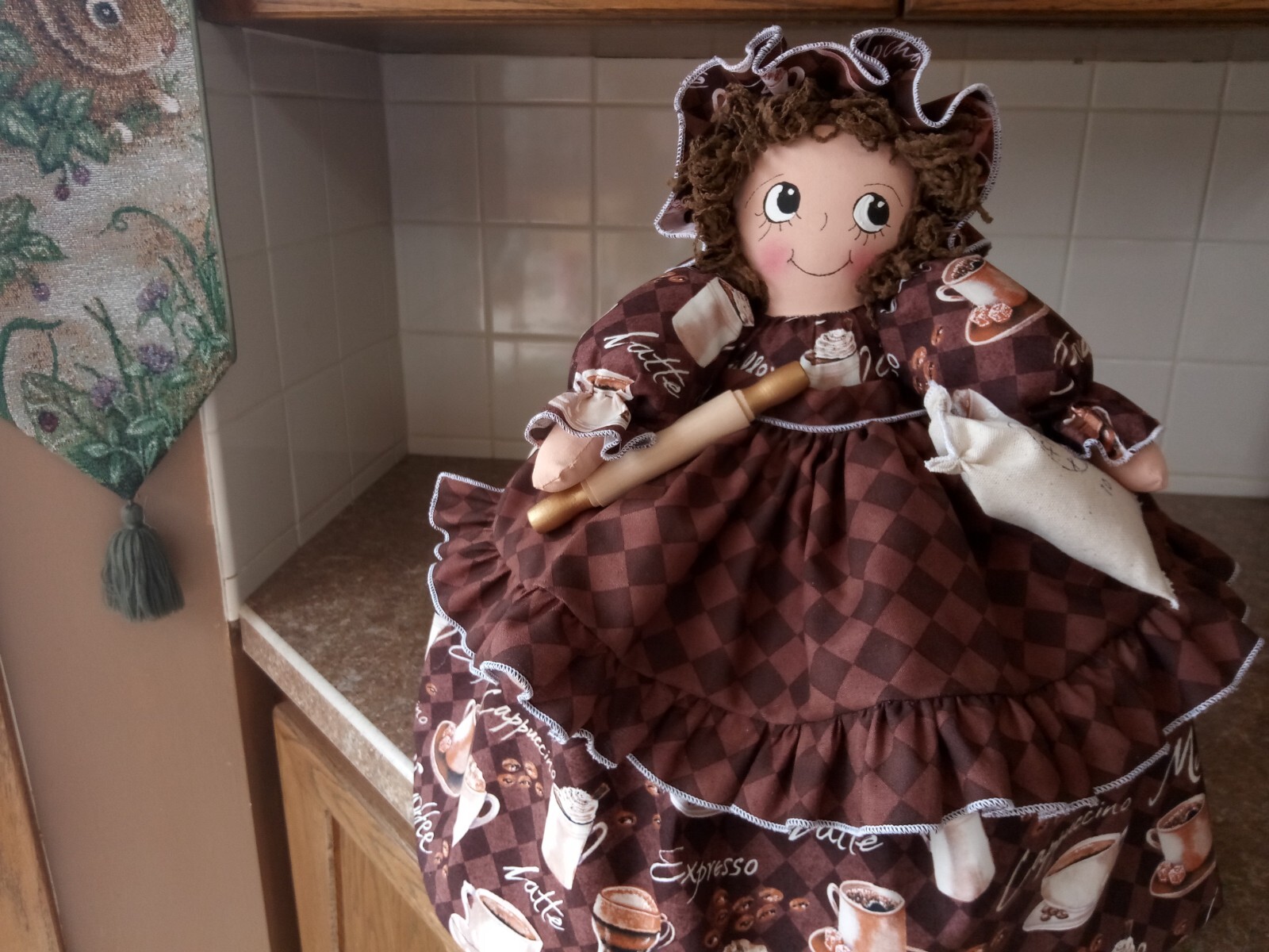 TOASTER COVER DOLL fits a 2 slice toasterHANDMADE For YOUCOFFEE eBay