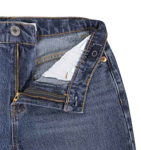 NWT~ Levi's sz 7 Reg Girls Baggy High Rise Boyfriend Casual Dark Jeans cc62 - Picture 3 of 5