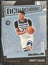 2019-20 Panini Status #17 Jarret Culver New Beginnings Light Blue Shimmer