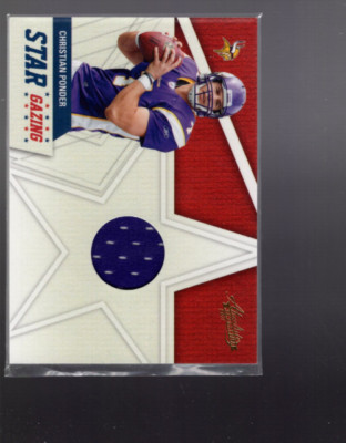 B2966- 2011 Absolute Memorabilia Star Gazing Materialien #30 Christian Ponder