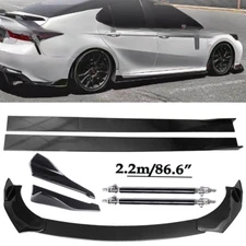 Front Lip Chin Bumper Body Kits 86.6" Side Skirt For Camry SE XSE 2018-20 A