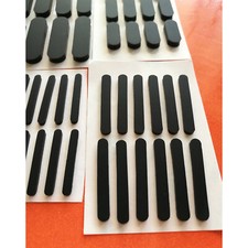 10x Non SlipSelf Adhesive Floor Protectors Table Chair Leg Rubber Pads Width 4mm