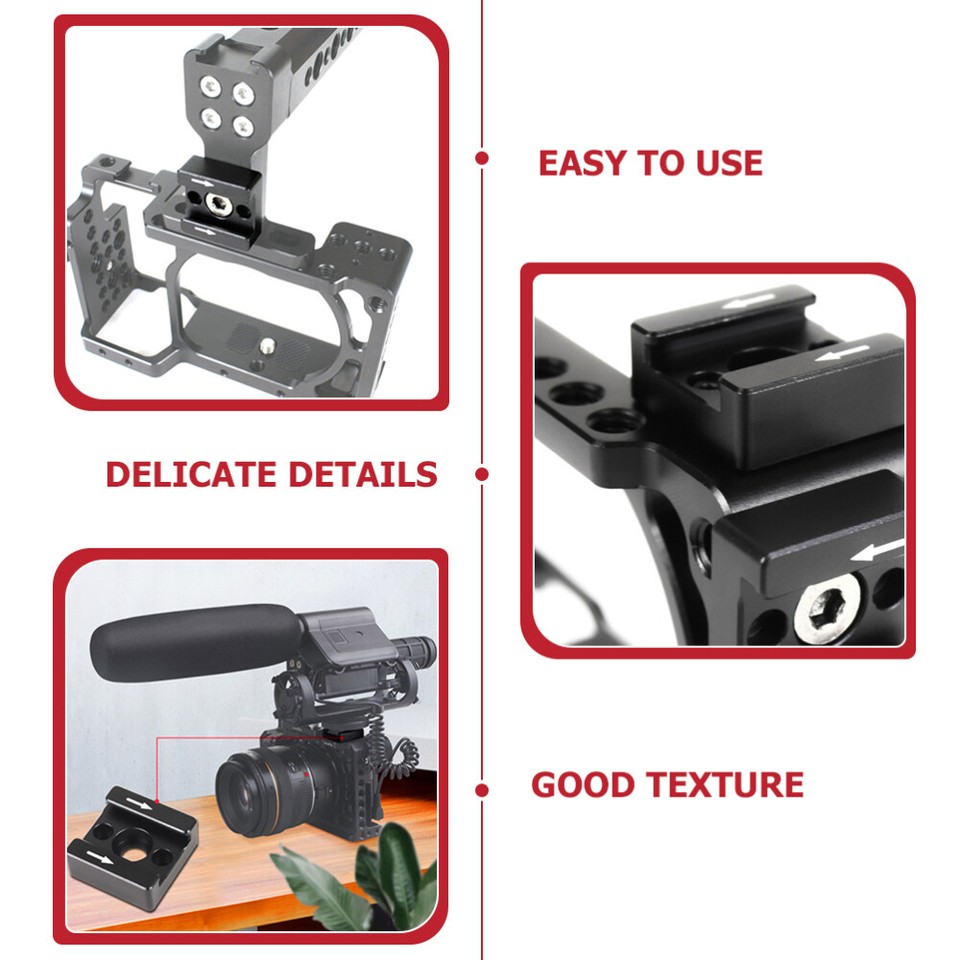 Bracket Monitor Cold Shoe Mount Adapter Flash Shoe Mount Cold Shoe