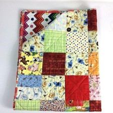Handmade Baby Crib Quilt Multicolor