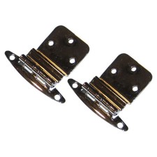 PERKO CHROME PLATED BRASS 3/8 INSET HINGES
