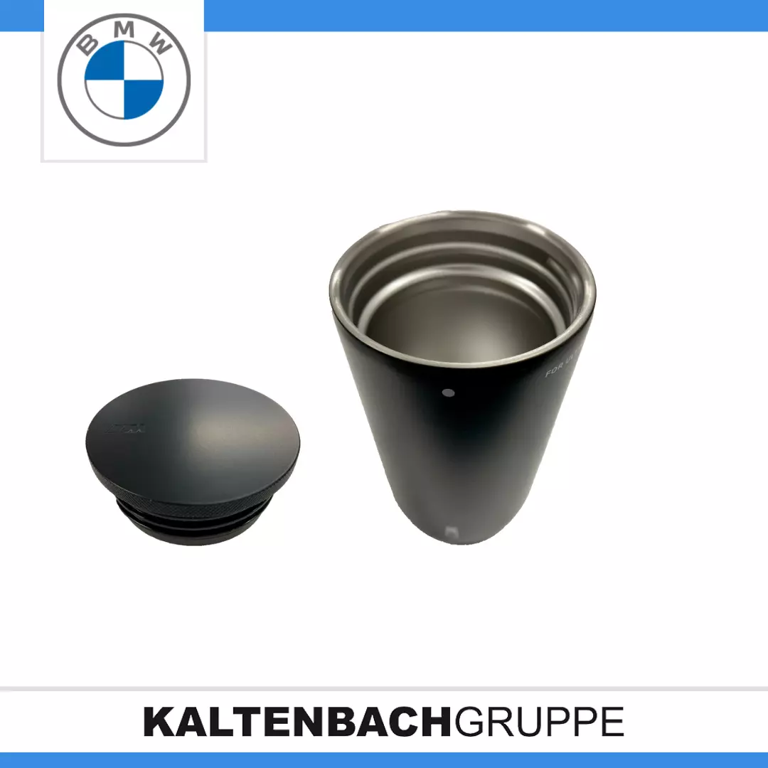 ORIGINAL BMW M Thermobecher in Edelstahl Schwarz 330ml 