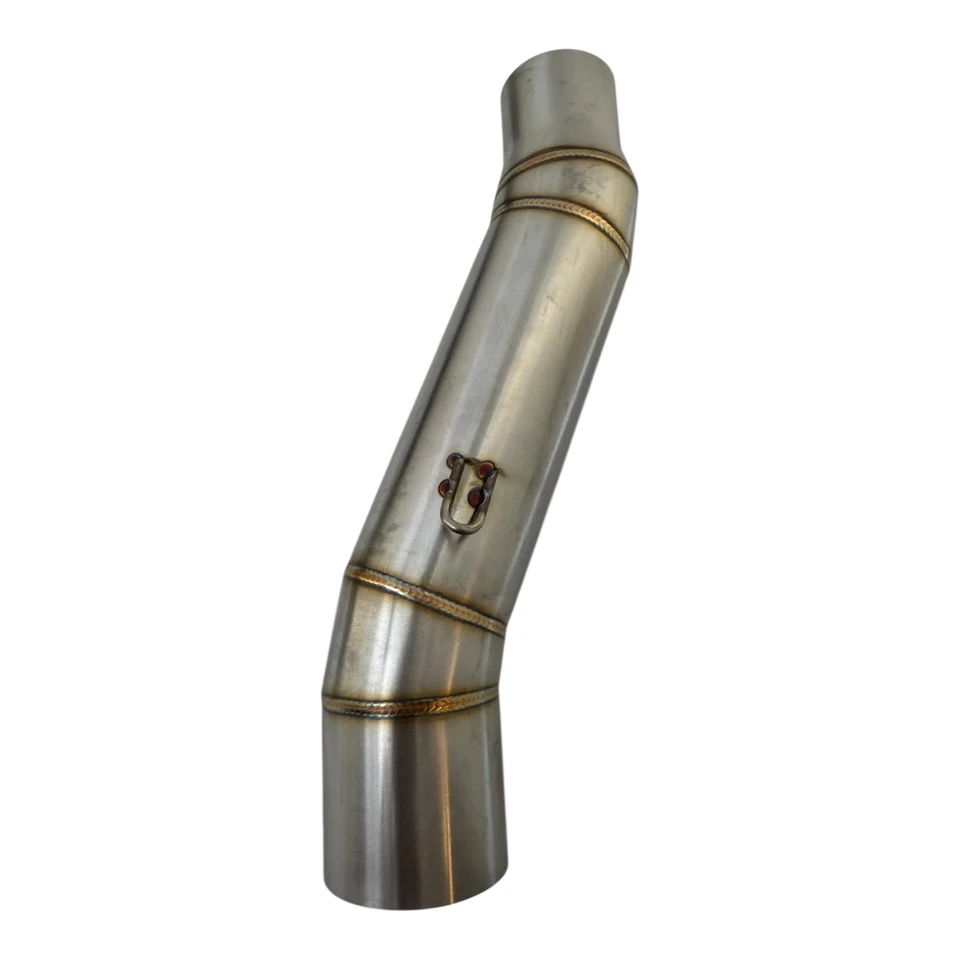 for Honda CBR300R 2013-23 CBR300F Black Muffler Tips Exhaust Mid Tail Pipe Slip Foto 4 de 4