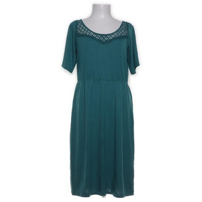 Esmara, Kleid, Größe: 44/46, Grün, Polyester/Viskose, Einfarbig, Damen #sty